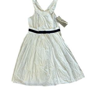 Lavand Women's White Sleeveless‎ Summer Dress Size M New with tags